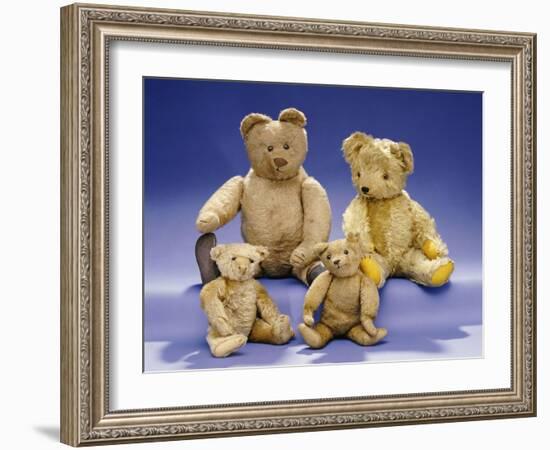 Collection of Teddy Bears-null-Framed Giclee Print