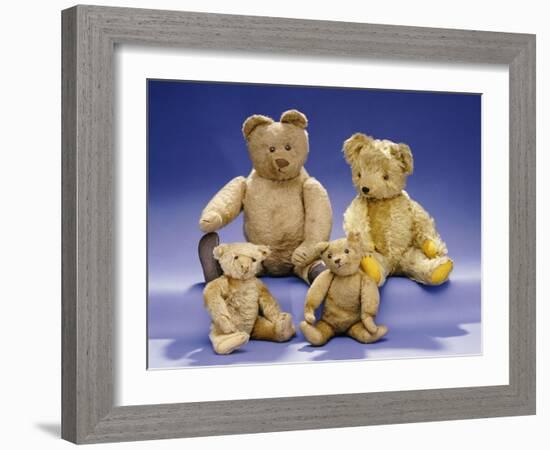 Collection of Teddy Bears-null-Framed Giclee Print