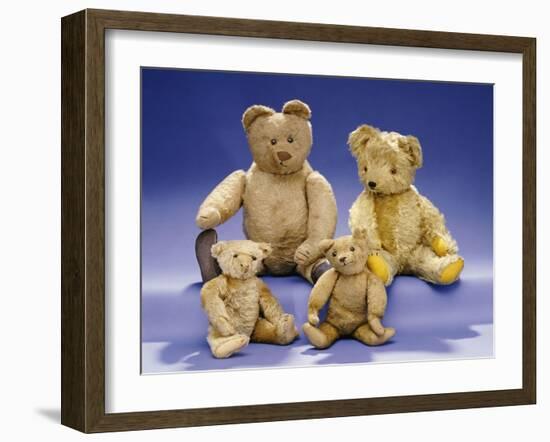 Collection of Teddy Bears-null-Framed Giclee Print