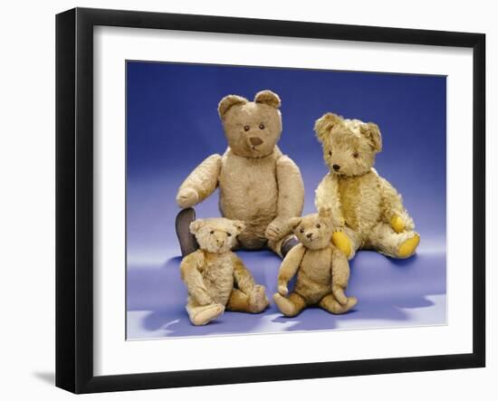 Collection of Teddy Bears-null-Framed Giclee Print