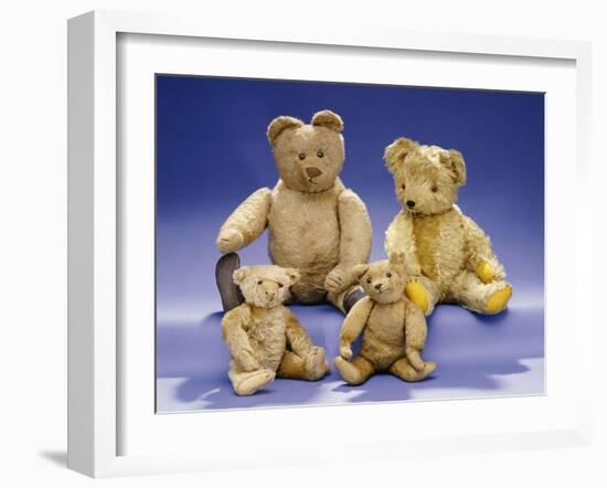 Collection of Teddy Bears-null-Framed Giclee Print