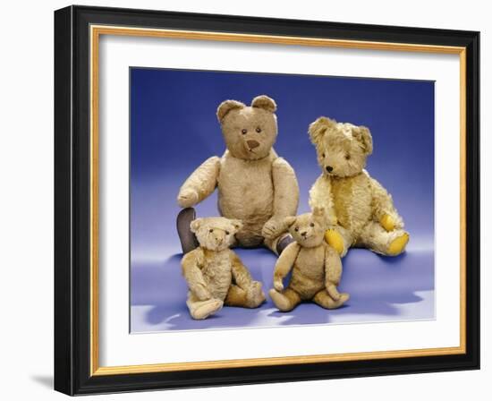 Collection of Teddy Bears-null-Framed Giclee Print