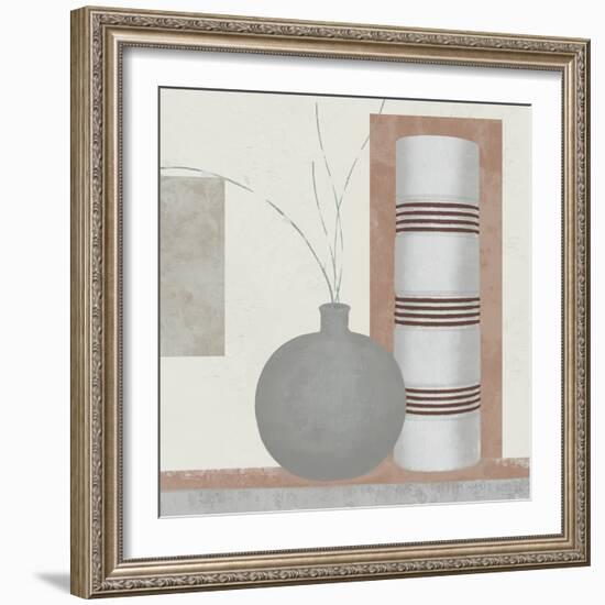 Collection Terracota - Pair-Linda Wood-Framed Giclee Print