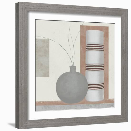 Collection Terracota - Pair-Linda Wood-Framed Giclee Print