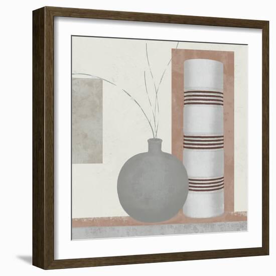 Collection Terracota - Pair-Linda Wood-Framed Giclee Print