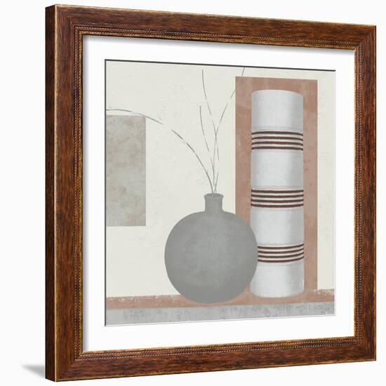 Collection Terracota - Pair-Linda Wood-Framed Giclee Print