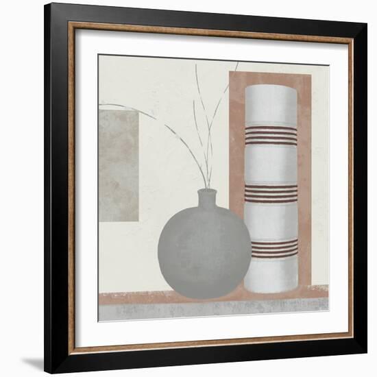 Collection Terracota - Pair-Linda Wood-Framed Giclee Print