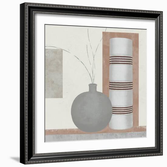 Collection Terracota - Pair-Linda Wood-Framed Giclee Print