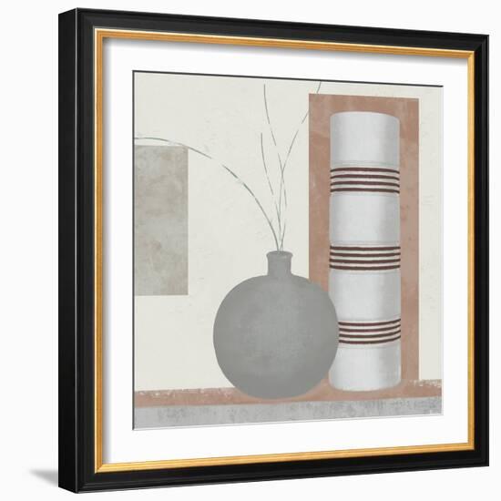 Collection Terracota - Pair-Linda Wood-Framed Giclee Print