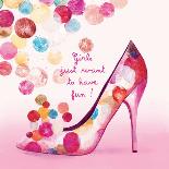 Pretty Petal Shoe-Colleen Sarah-Art Print