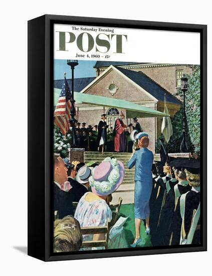 "College Graduation," Saturday Evening Post Cover, June 4, 1960-Thornton Utz-Framed Premier Image Canvas