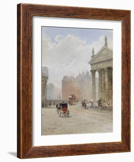 College Green, Dublin, 1887-Rose Maynard Barton-Framed Premium Giclee Print