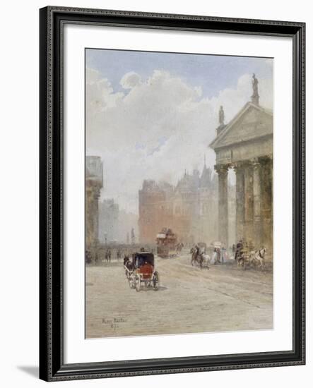 College Green, Dublin, 1887-Rose Maynard Barton-Framed Giclee Print