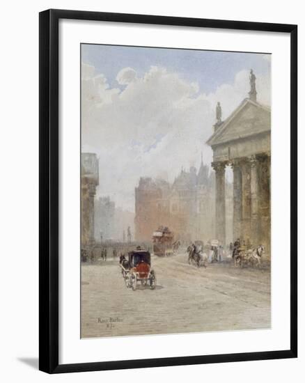 College Green, Dublin, 1887-Rose Maynard Barton-Framed Giclee Print