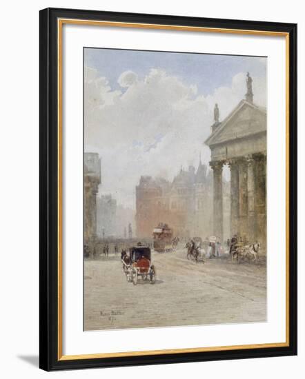 College Green, Dublin, 1887-Rose Maynard Barton-Framed Giclee Print