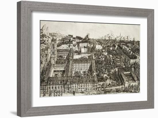 College Henri IV and the Lycee Napoleon, 1864-Charles Meryon-Framed Giclee Print