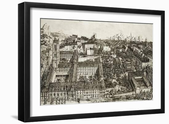 College Henri IV and the Lycee Napoleon, 1864-Charles Meryon-Framed Giclee Print