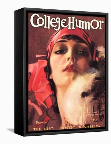 College Humour, Portraits Flappers Magazine, USA, 1910-null-Framed Premier Image Canvas