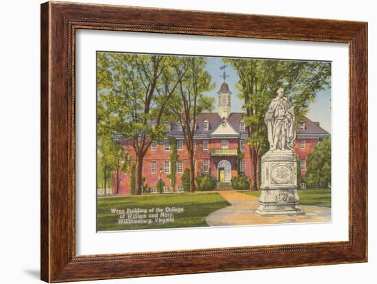 College of William and Mary, Williamsburg, Virginia-null-Framed Art Print