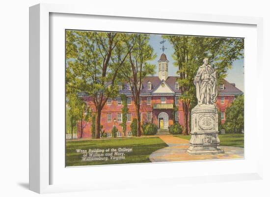 College of William and Mary, Williamsburg, Virginia-null-Framed Art Print