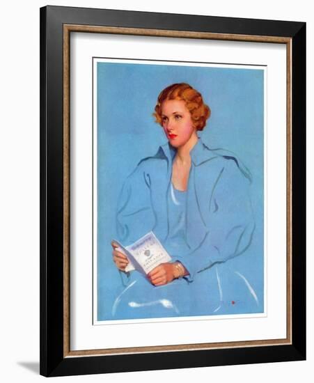 "College Requirements,"September 23, 1933-Penrhyn Stanlaws-Framed Giclee Print