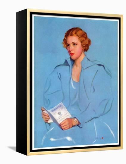 "College Requirements,"September 23, 1933-Penrhyn Stanlaws-Framed Premier Image Canvas