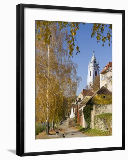 Collegiate Church in Durnstein, an Icon of the Wachau Area. Austria-Martin Zwick-Framed Photographic Print