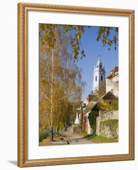 Collegiate Church in Durnstein, an Icon of the Wachau Area. Austria-Martin Zwick-Framed Photographic Print