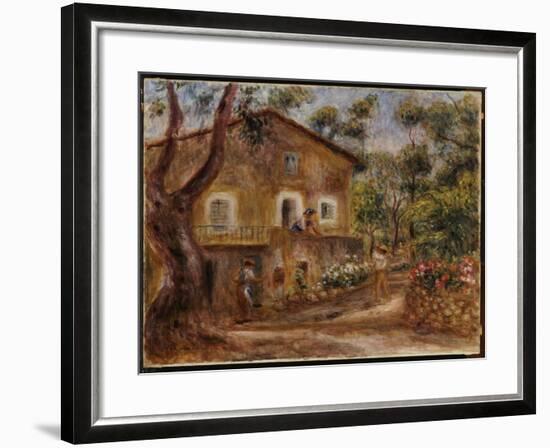 Collette's House at Cagne, 1912-Pierre-Auguste Renoir-Framed Giclee Print