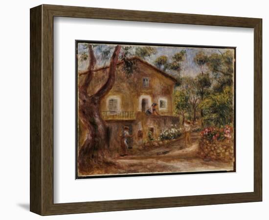 Collette's House at Cagne, 1912-Pierre-Auguste Renoir-Framed Giclee Print