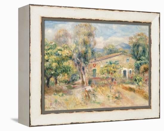 Collettes Farmhouse, Cagnes, La Ferme De Collettes, Cagnes, 1910-Pierre-Auguste Renoir-Framed Premier Image Canvas