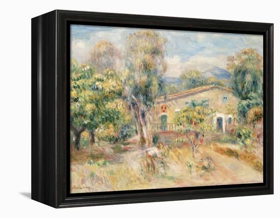 Collettes Farmhouse, Cagnes, La Ferme De Collettes, Cagnes, 1910-Pierre-Auguste Renoir-Framed Premier Image Canvas