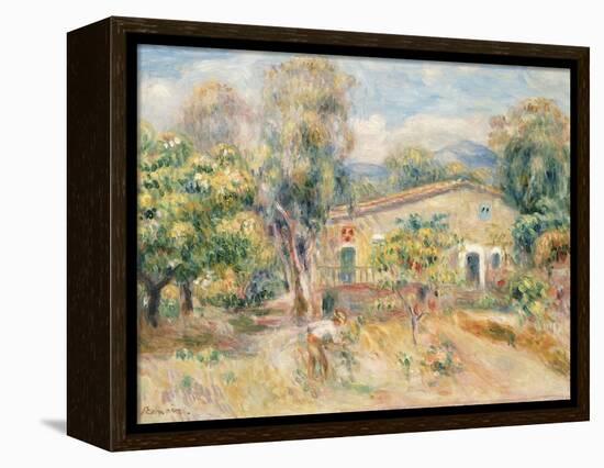 Collettes Farmhouse, Cagnes, La Ferme De Collettes, Cagnes, 1910-Pierre-Auguste Renoir-Framed Premier Image Canvas