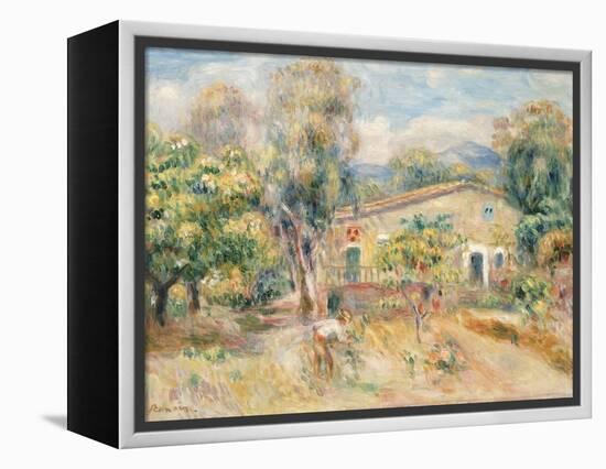 Collettes Farmhouse, Cagnes, La Ferme De Collettes, Cagnes, 1910-Pierre-Auguste Renoir-Framed Premier Image Canvas