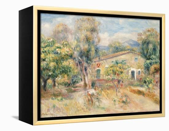 Collettes Farmhouse, Cagnes, La Ferme De Collettes, Cagnes, 1910-Pierre-Auguste Renoir-Framed Premier Image Canvas