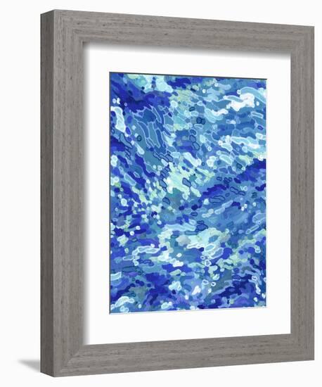 Colliding Waves-Margaret Juul-Framed Art Print