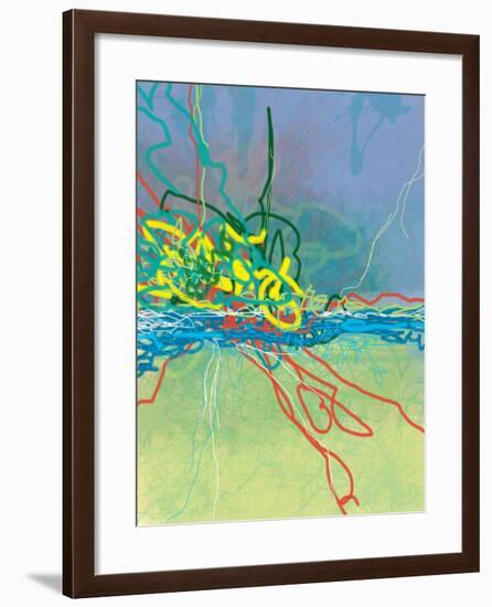 Colliding-Jan Weiss-Framed Art Print