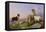 Collie, Ewe and Lambs-Richard Ansdell-Framed Premier Image Canvas