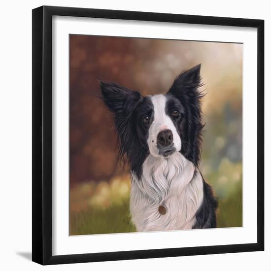 Collie Perdy-Karie-Ann Cooper-Framed Giclee Print