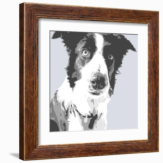 Collie-Emily Burrowes-Framed Giclee Print
