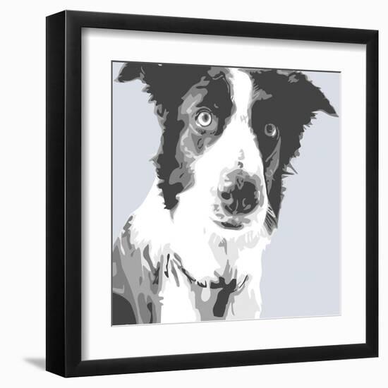 Collie-Emily Burrowes-Framed Giclee Print