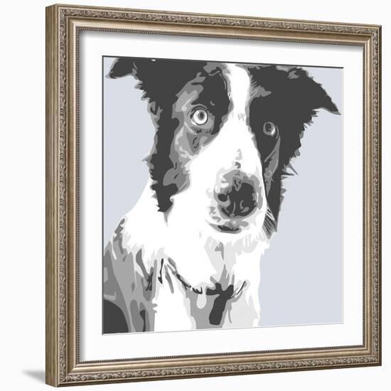 Collie-Emily Burrowes-Framed Giclee Print