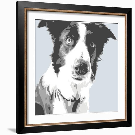 Collie-Emily Burrowes-Framed Art Print