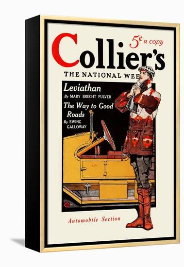 Collier's, Automobile Section. Collier's For January 10, In Two Sections. Section Two.-Edward Penfield-Framed Stretched Canvas