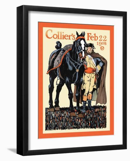 Collier's Feb 22 1908-Edward Penfield-Framed Art Print