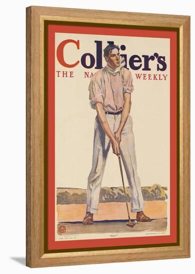 Collier's. "Fore!"-Edward Penfield-Framed Stretched Canvas