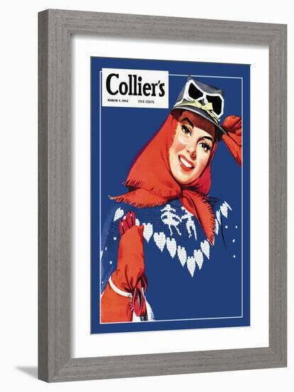 Collier's, March 1942-null-Framed Art Print