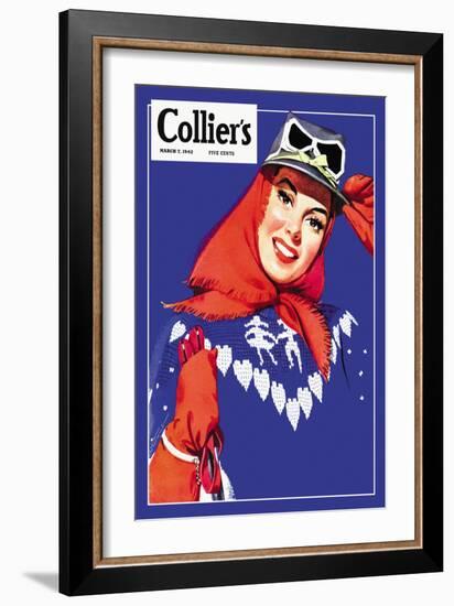 Collier's, March 1942-null-Framed Art Print