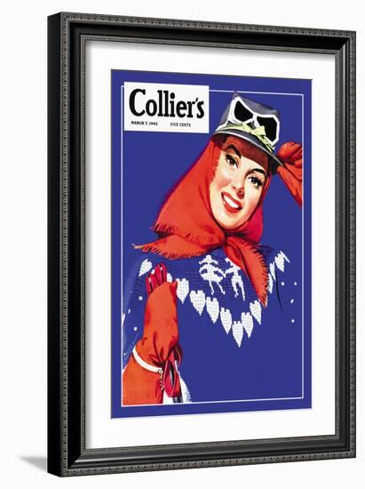 Collier's, March 1942-null-Framed Art Print