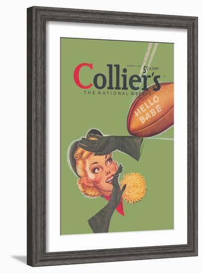 Collier's National Weekly, Hello Babe-null-Framed Art Print